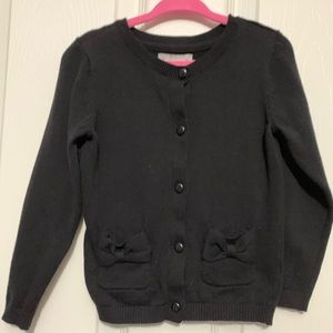 Toddler Girl 3T Black Cardigan